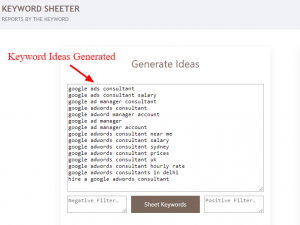 keyword sheeter 2